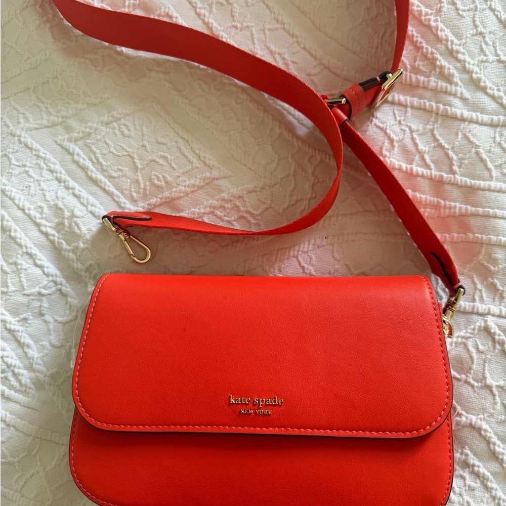 Kate Spade Vibrant Orange Crossbody Bag